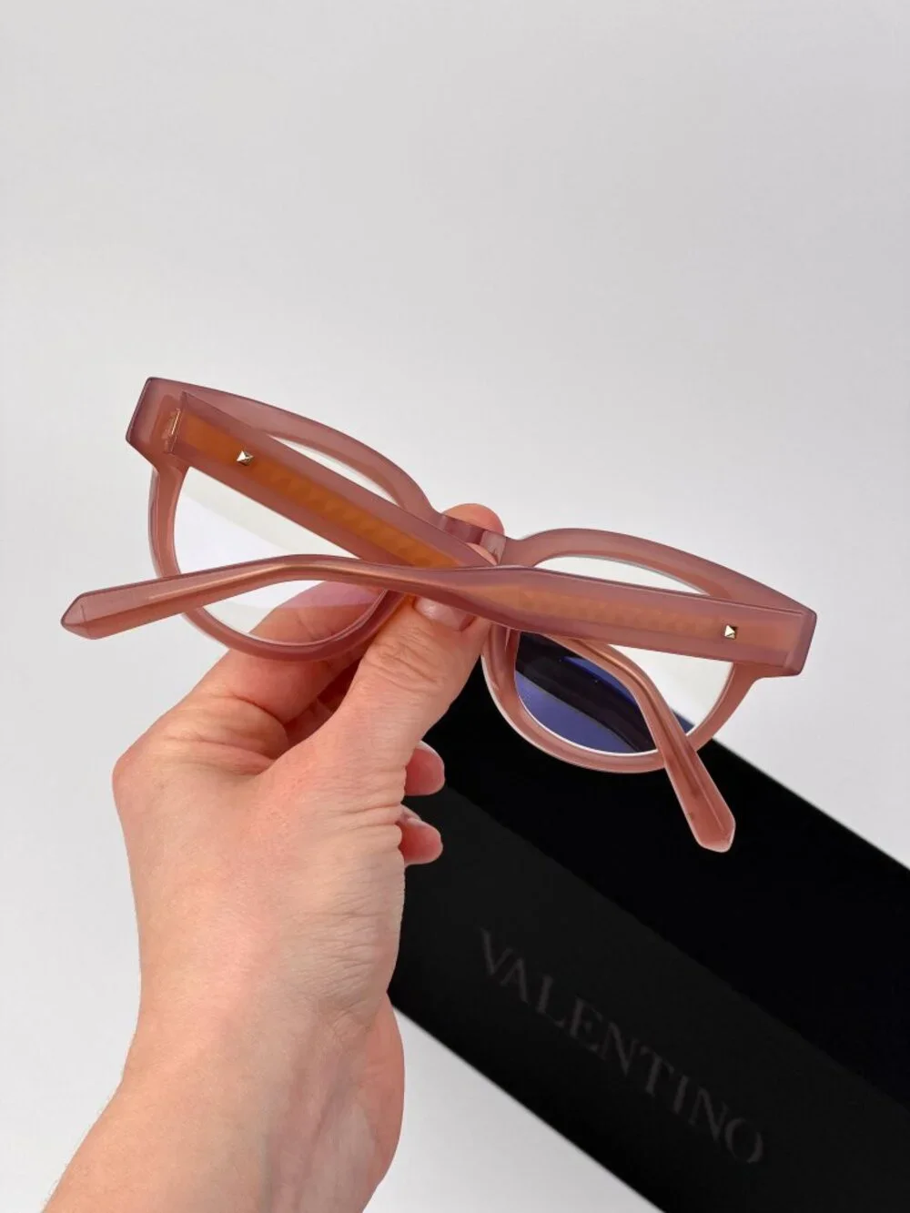 Valentino V-ESSENTIAL-V VLX-163 C Square Eyeglasses – Pink (Unisex)